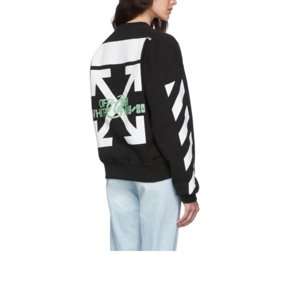 Black & Multicolor Waterfall Over Sweatshirt